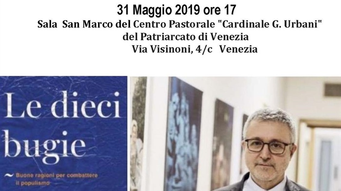 Presentazione del libro: "Le dieci bugie" di Alessandro Barbano